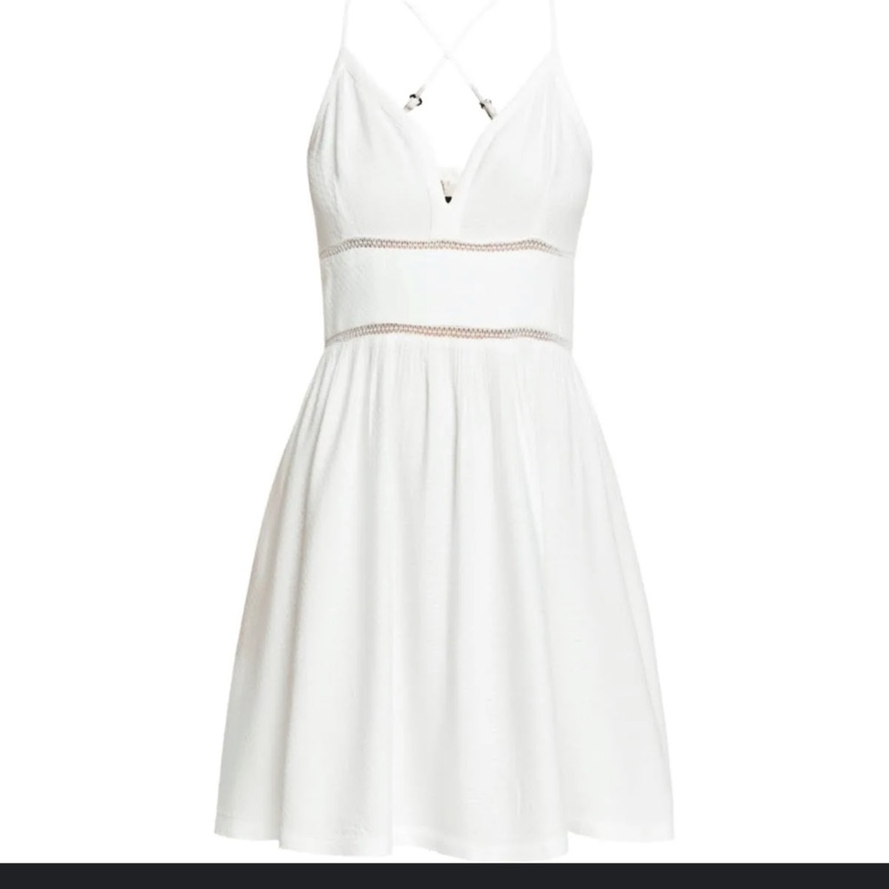 Roxy White Backless Dress XS